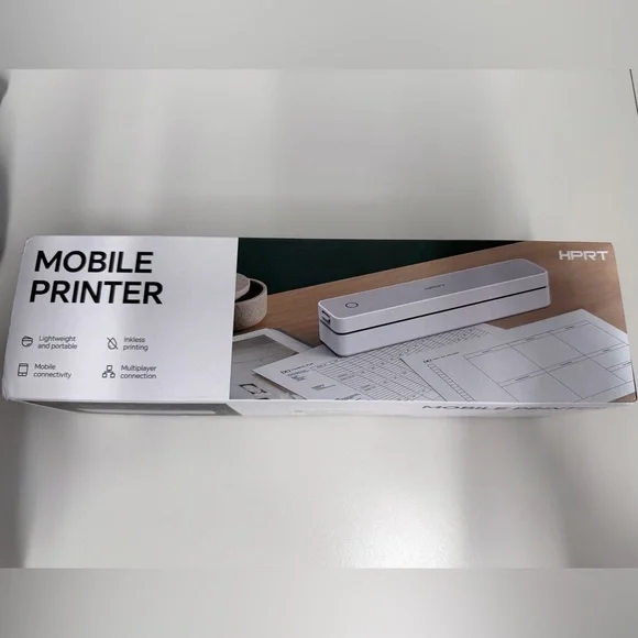 HPRT Mobile Printer in White - Picture 1 of 2